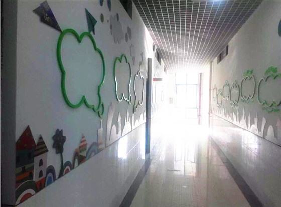 上海小學文化墻壁