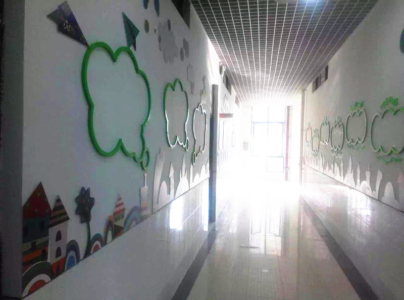 上海小學文化墻壁