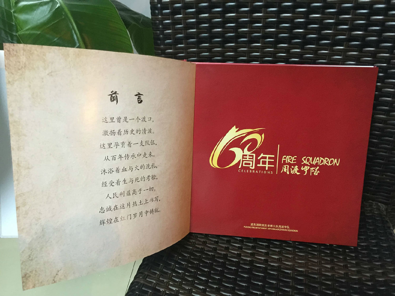 浦東消防支隊宣傳冊